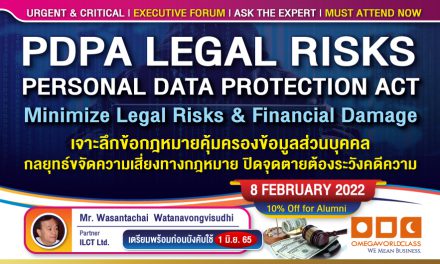 PDPA LEGAL RISKS, PERSONAL DATA PROTECTION ACT | 8 FEBRUARY 2022